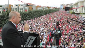 Τουρκία, προεκλογικός αγώνας, Ερντογάν 
