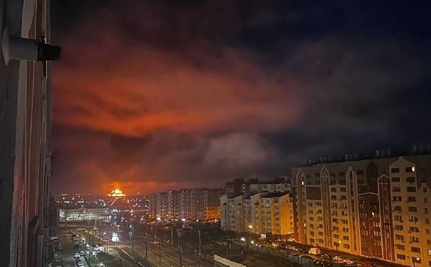 Πυρκαγιά σε πετρελαϊκές εγκαταστάσεις στην Κριμαία χωρίς αναφορές θυμάτων